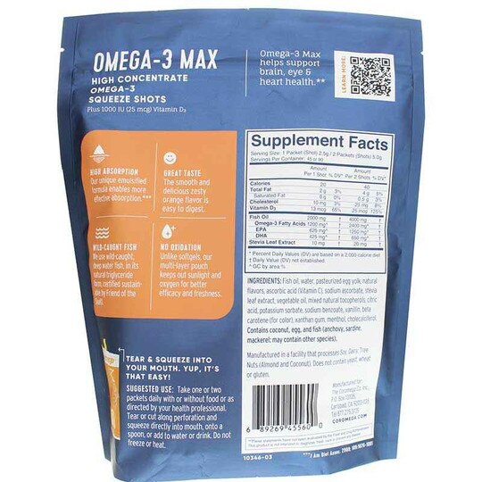 MAX High Concentrate Omega-3, COM